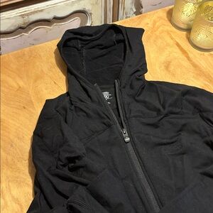New icebreaker, black hooded Zip-Up